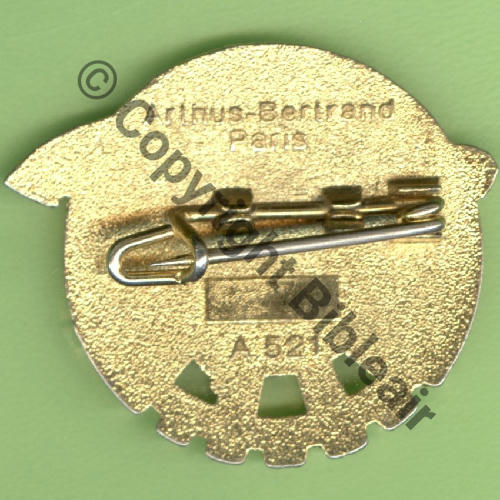 A0521 BER.721 ROCHEFORT BER LILAS  AB.P Griffes et butees Dos irreg scintillant Src.Y.GENTY 2Eur05.12 